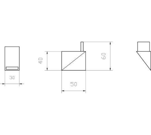 Крючок подвесной Boheme New Venturo хром 10316-CR