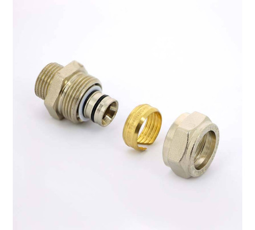 Муфта обжимная Uni-Fitt никелированная 20х1/2 НР 662N7200