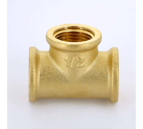 Тройник латунный Uni-Fitt 1/2 ВР 615G2220