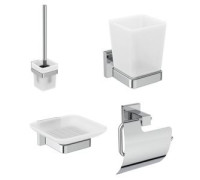 Набор аксессуаров для ванной 4 в 1 Ideal Standard IOM Square TM0033