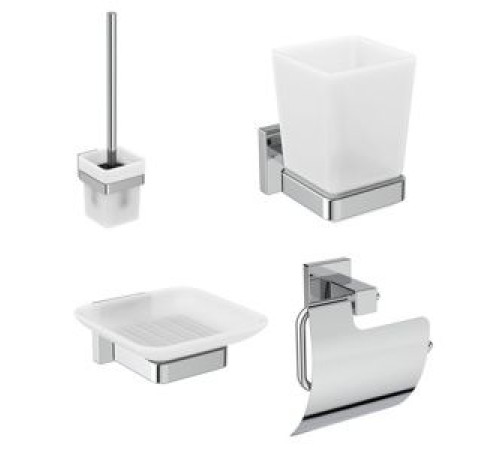 Набор аксессуаров для ванной 4 в 1 Ideal Standard IOM Square TM0033