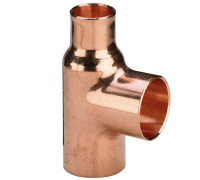 Тройник медный под пайку Viega 22х18х15 мм 105297