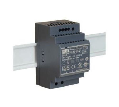 Блок питания Gekon 220/24 В 2.5 А 60 Вт HDR-60-24