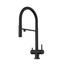 Смеситель для кухни Omoikiri Kanto-GB выдвижной излив под фильтр графит 4994356