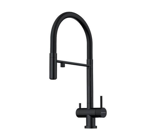 Смеситель для кухни Omoikiri Kanto-GB выдвижной излив под фильтр графит 4994356