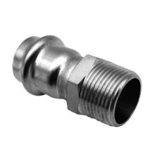 Муфта пресс Kromwell из нержавеющей стали с наружной резьбой 15х3/4 KW.SP901001505