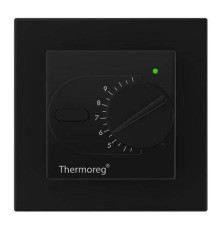 Терморегулятор для теплого пола Thermo Thermoreg TI-200 Design черный TI-200 Design Black