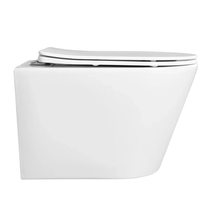 Унитаз подвесной безободковый Aquatek Вега 525х360х320 мм с сиденьем микролифт AQ1905-00