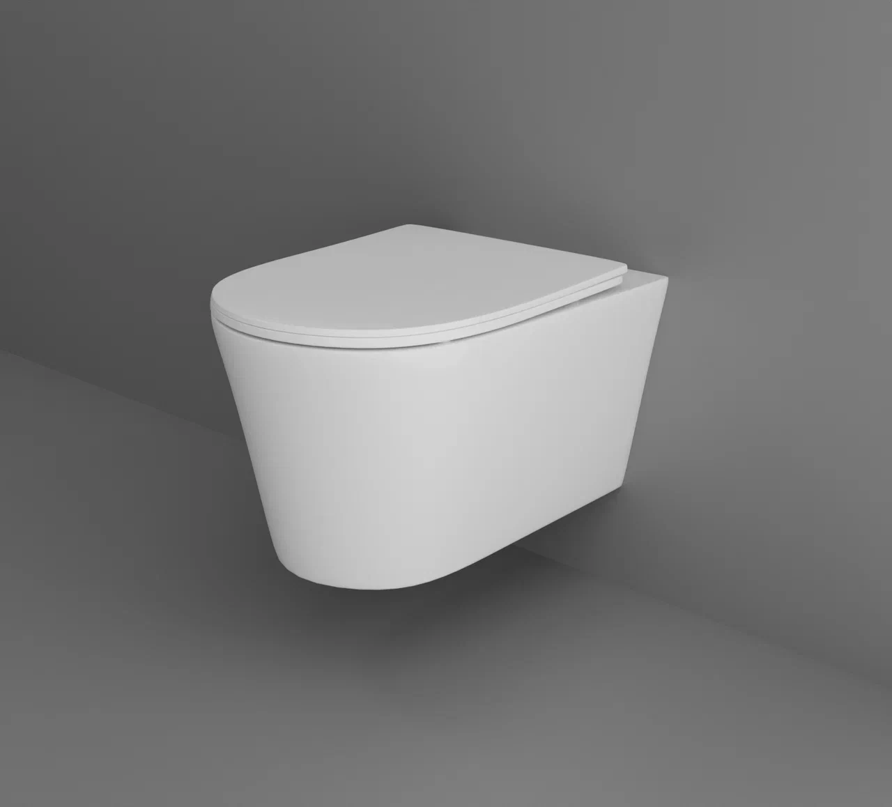 Унитаз подвесной безободковый Aquatek Вега 525х360х320 мм с сиденьем микролифт AQ1905-00