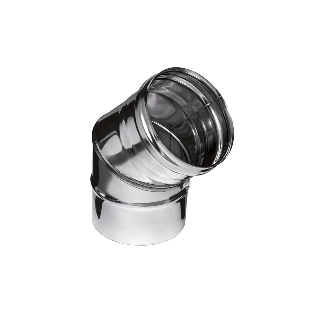 Колено 135° Ferrum 304/0.8 мм Ø115 мм Af2326