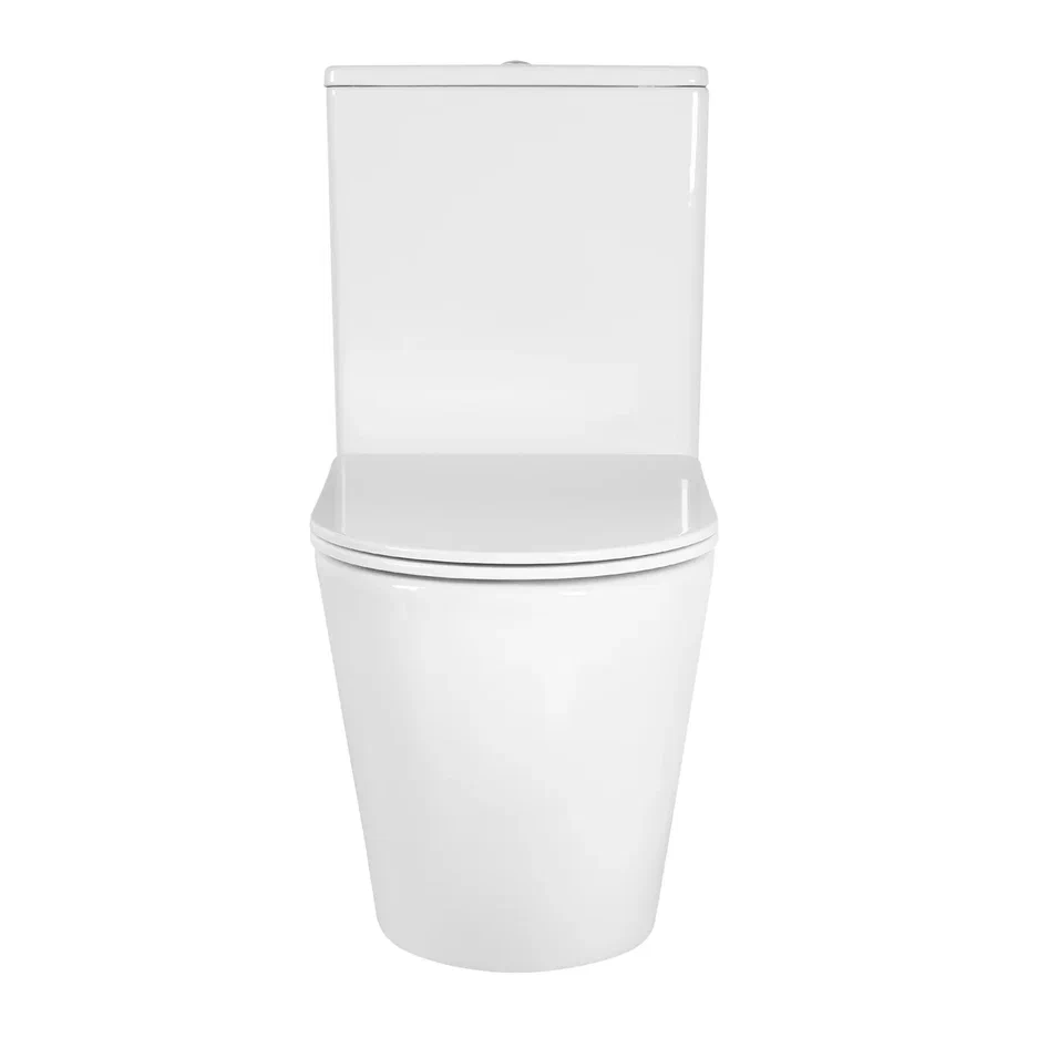 Унитаз-компакт напольный безободковый Aquatek Европа горизонтальный выпуск сиденье микролифт AQ2903-00