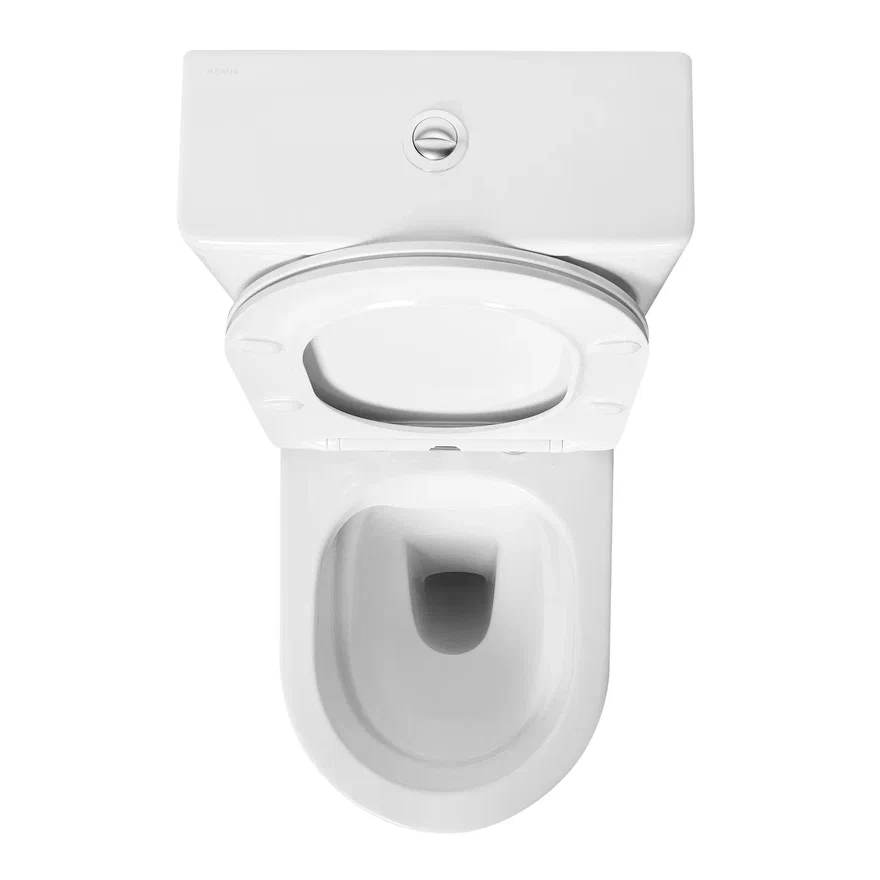 Унитаз-компакт напольный безободковый Aquatek Вега горизонтальный выпуск сиденье микролифт AQ2904-00