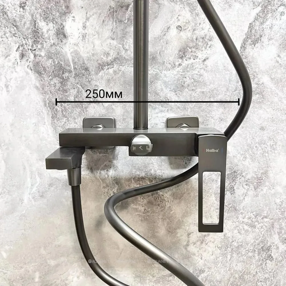 Душевая стойка Haiba HB24817-3 пепельный HB24817-3