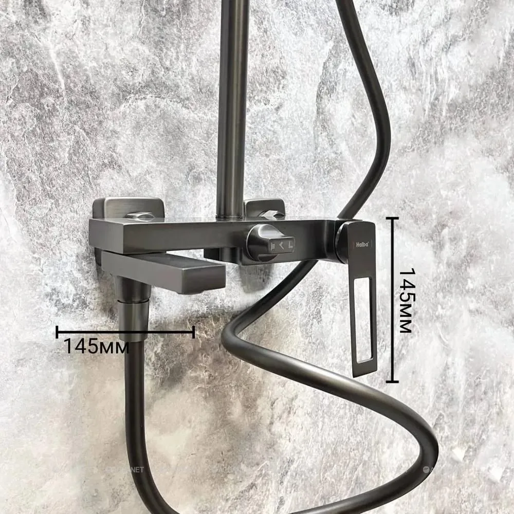 Душевая стойка Haiba HB24817-3 пепельный HB24817-3