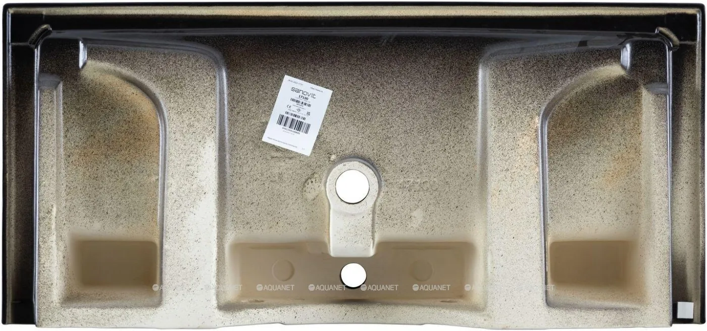 Раковина-столешница Sanovit Slim Synergy 100 см черный 17100-110