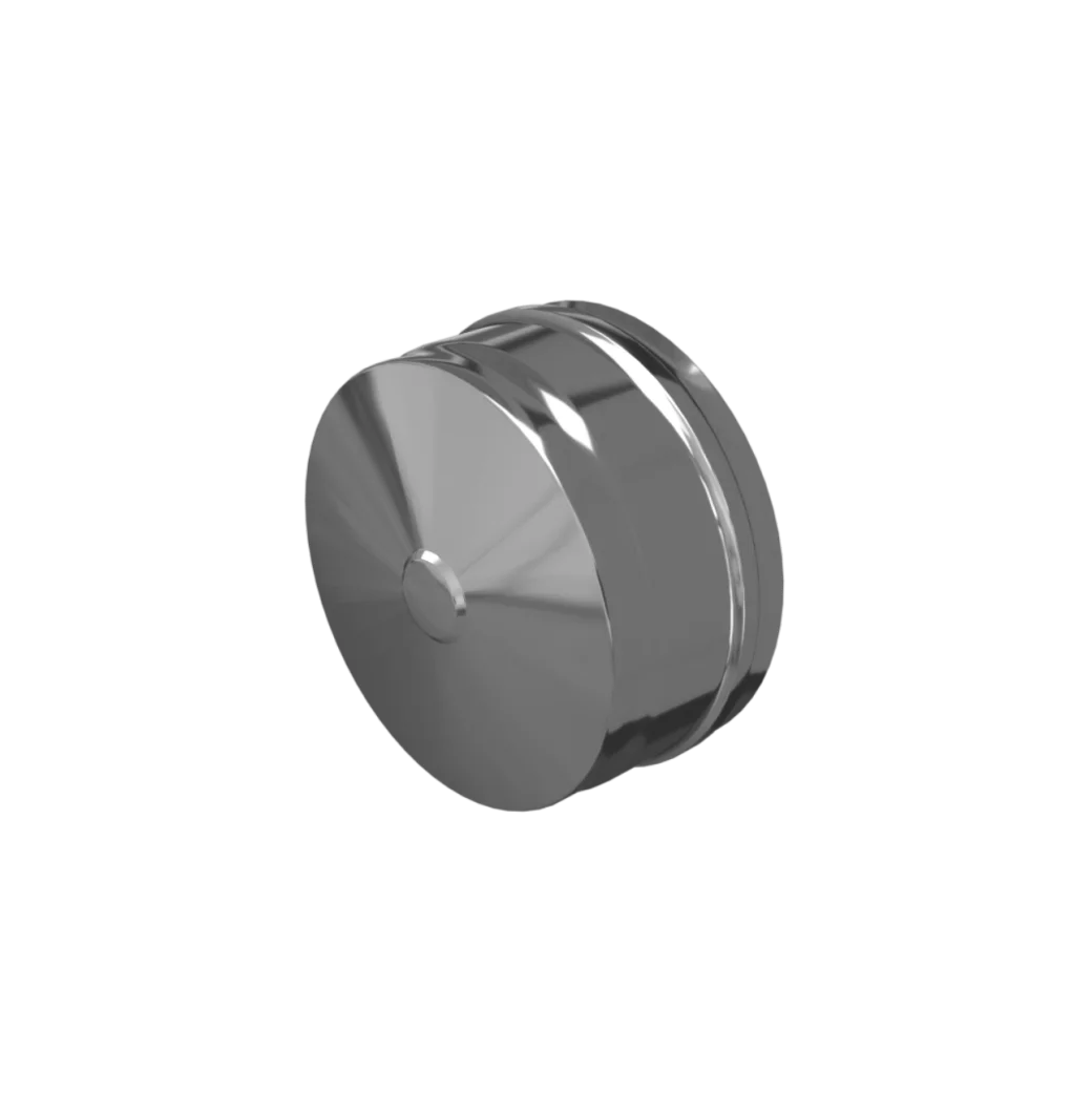 Заглушка трубы внешняя Ferrum AISI 430 0.5 мм Ø300 мм нижняя Af1216