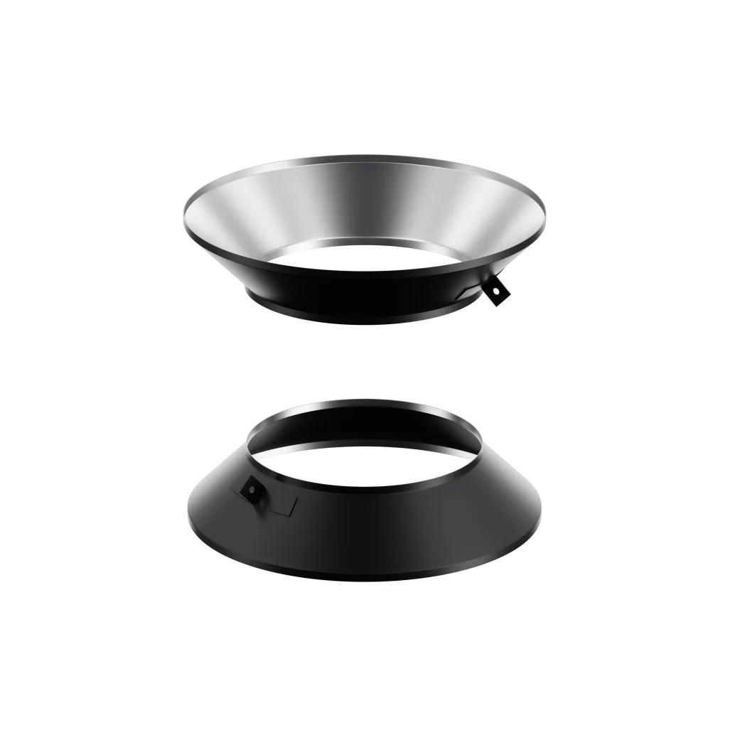 Юбка дымохода Ferrum эмалированная черная AISI 430 0.5 мм Ф200 f6120